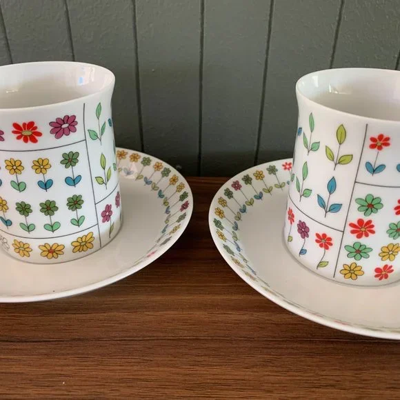 Emilio Pucci Rosenthal Studio Line Germany Piemonte Cup and Saucer - Picture 6 of 6